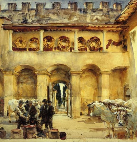 Florence: Torre Galli by John Singer Sargent