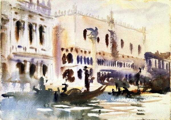 From The Gondola by John Singer Sargent