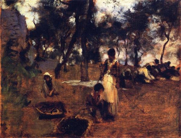 Gathering Olives by John Singer Sargent