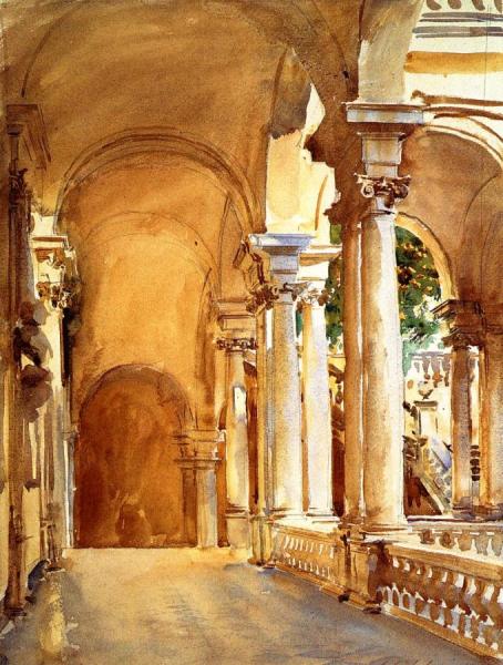 Genoa, The University by John Singer Sargent