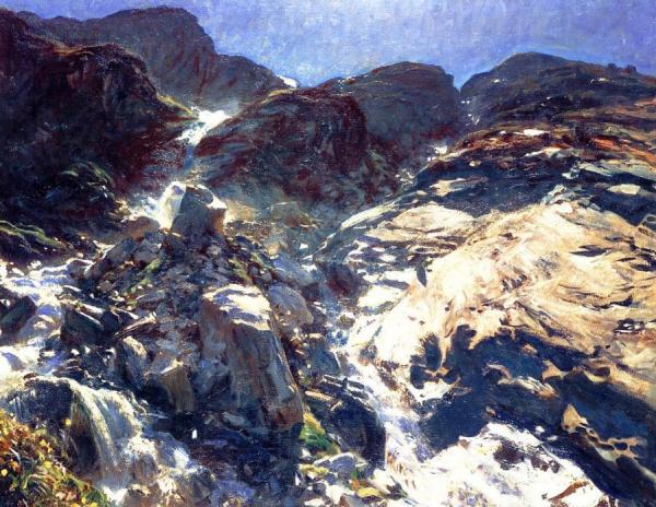 Glacier Streams by John Singer Sargent