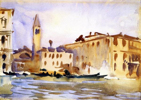 Grand Canal At San Samuele by John Singer Sargent