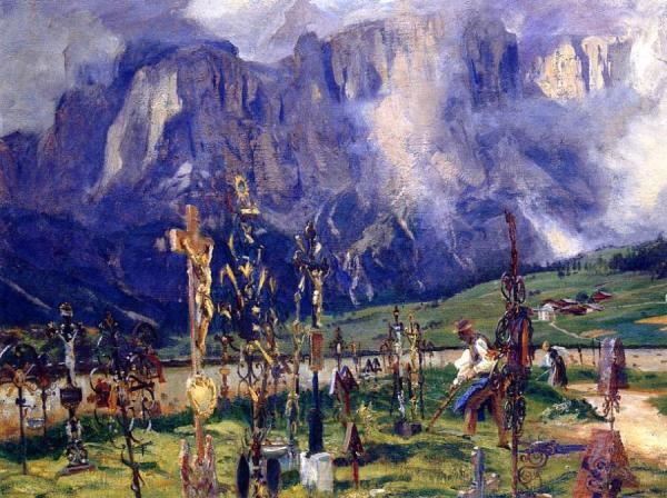 Graveyard In The Tyrol by John Singer Sargent