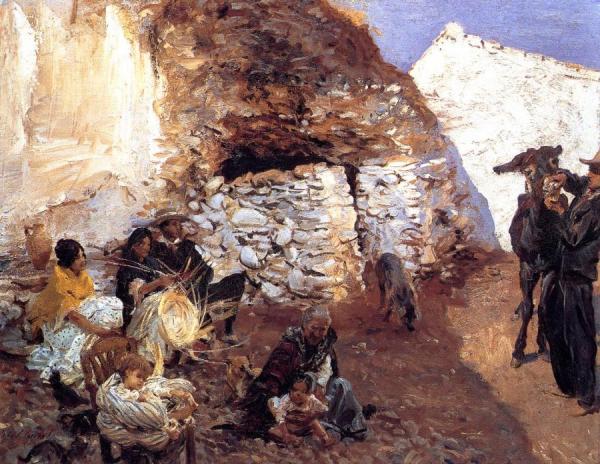 Gypsy Encampment by John Singer Sargent