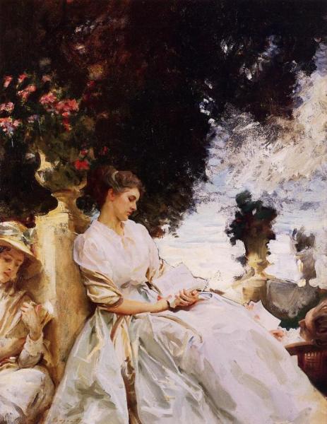 In The Garden, Corfu by John Singer Sargent