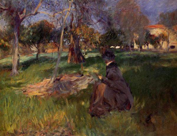 In The Orchard by John Singer Sargent