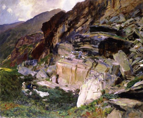 In The Simplon Valley by John Singer Sargent