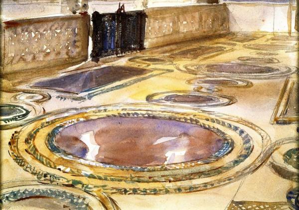 Inlaid Marble Pavement by John Singer Sargent