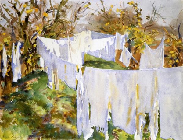 La Biancheria by John Singer Sargent