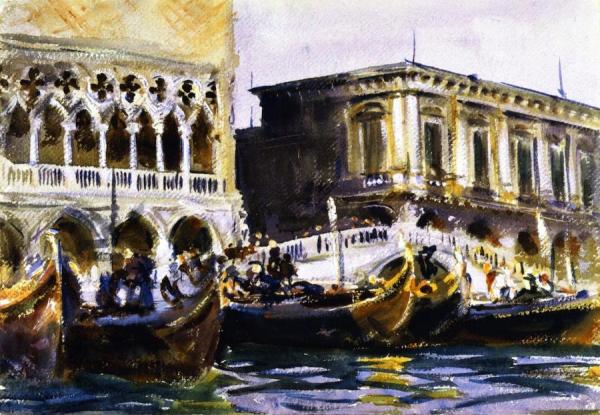 La Riva by John Singer Sargent Oil Painting Reproductions