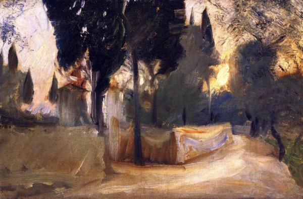 John Singer Sargent Landscape Sketch