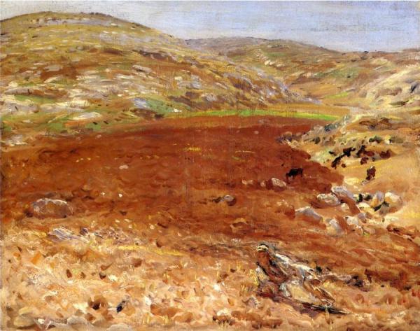 Landscape With Shepherd by John Singer Sargent