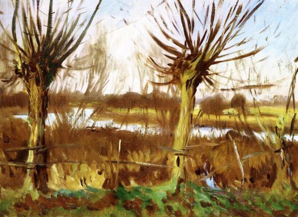 Landscape With Trees, Calcot by John Singer Sargent