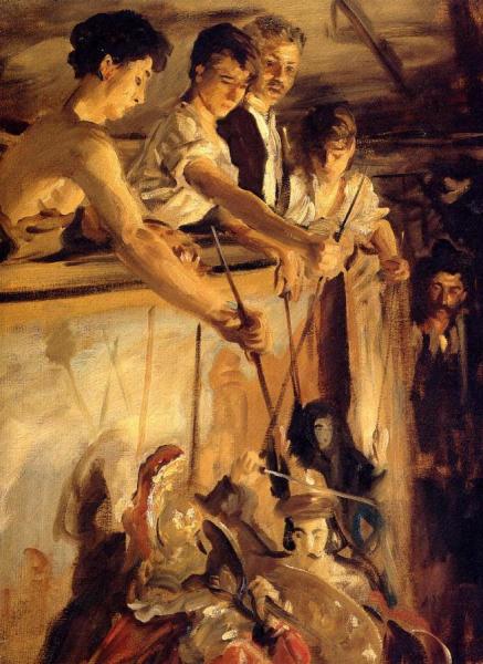Marionettes by John Singer Sargent