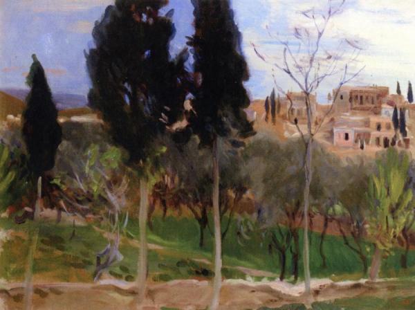 John Singer Sargent Mediterranean Landscape