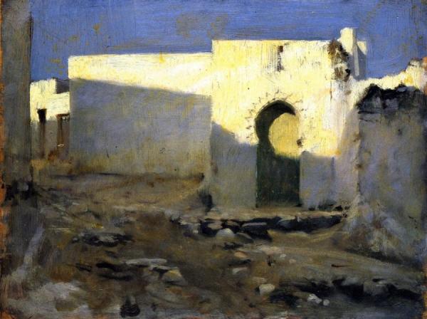 Moorish Buildings In Sunlight by John Singer Sargent