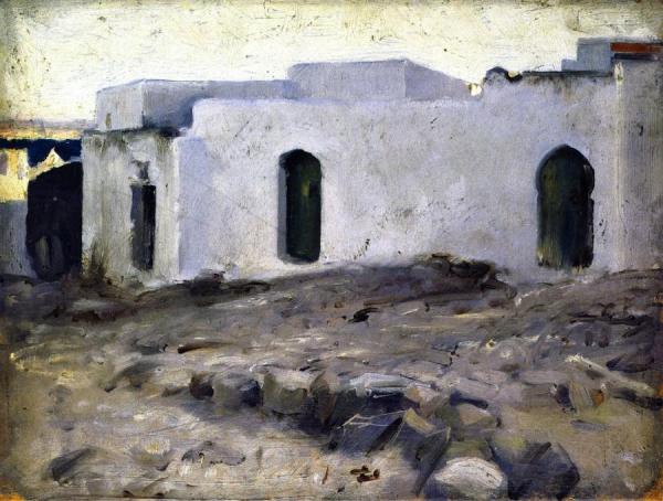 Moorish Buildings On A Cloudy Day by John Singer Sargent