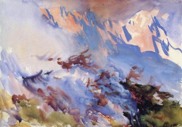 Mountain Fire by John Singer Sargent