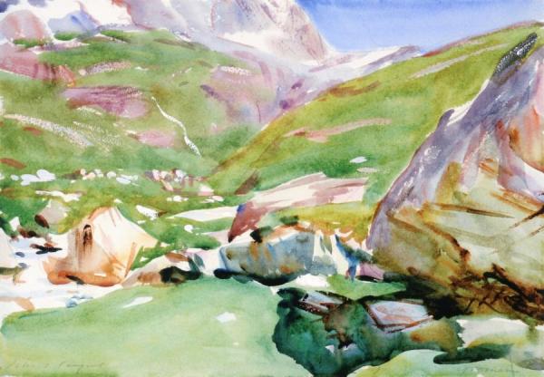 Mountain Stream, Giomein by John Singer Sargent