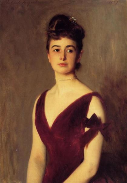 Mrs. Charles E. Inches Nee Louise Pomeroy by John Singer Sargent Oil Painting Reproductions