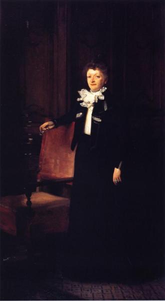 Mrs. Charles Huntington (jane Hudson Sparkes) by John Singer Sargent