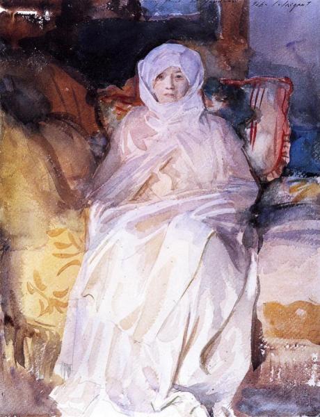 Mrs. Gardner In White by John Singer Sargent Oil Painting Reproductions