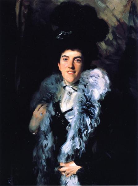 Mrs. John William Crombie (minna Watson) by John Singer Sargent