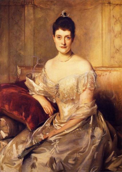 Mrs. Mahlon Day Sands (mary Hartpeace) by John Singer Sargent