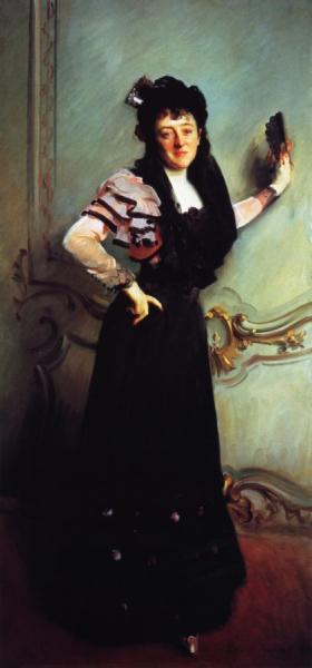 Mrs. Walter Bacon (virginia Purdy Barker) by John Singer Sargent