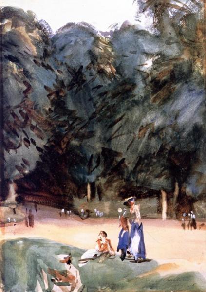 Near Versailles by John Singer Sargent