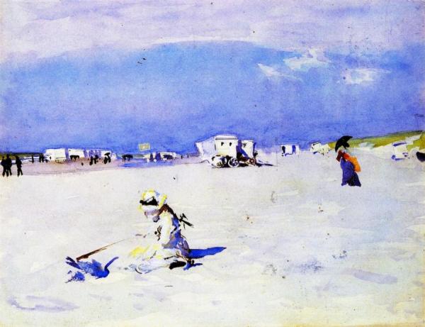 On The Sands by John Singer Sargent