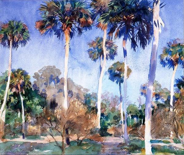 Palms by John Singer Sargent