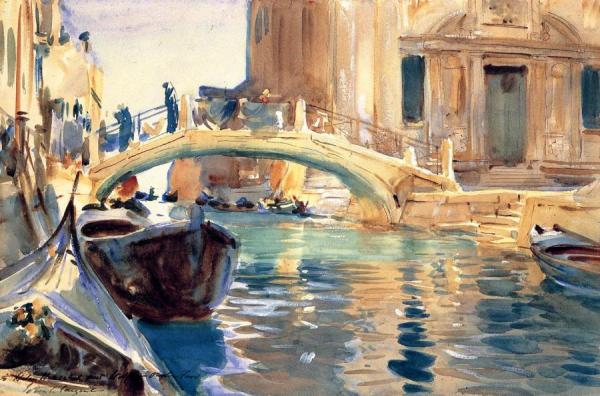 Ponte San Giuseppe De Castello, Venice by John Singer Sargent