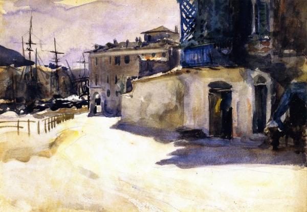 Port Scene Ii by John Singer Sargent
