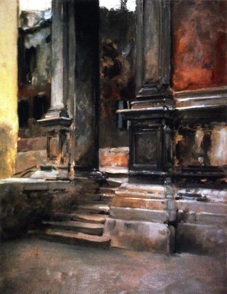 Portico Di San Rocco by John Singer Sargent