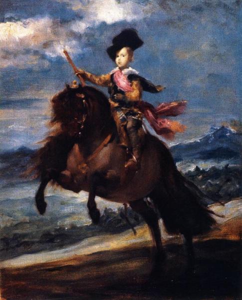 Prince Baltasar Carlos On Horseback (after Velazquez) by John Singer Sargent