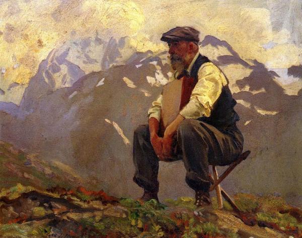 Reconnoitering by John Singer Sargent