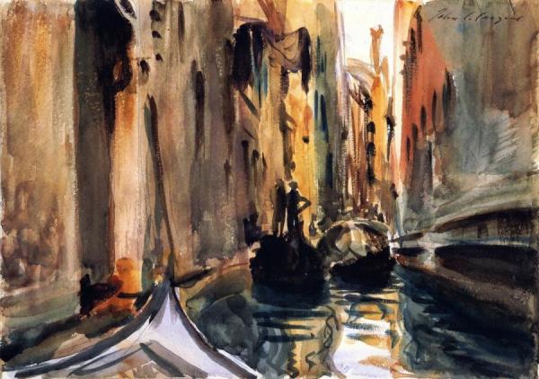Rio De San Salvatore, Venice by John Singer Sargent