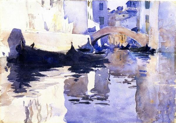 Rio Di San'andrea, Venice by John Singer Sargent Oil Painting Reproductions