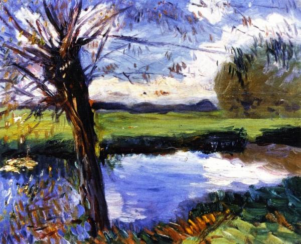 River Bank, Near Oxford by John Singer Sargent