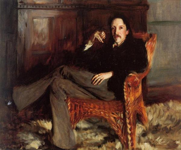 Robert Louis Stevenson by John Singer Sargent