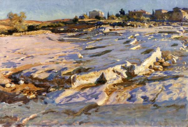 Rock Graves At Jerusalem by John Singer Sargent