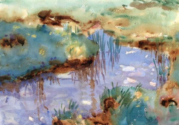 Rocks And Stream by John Singer Sargent