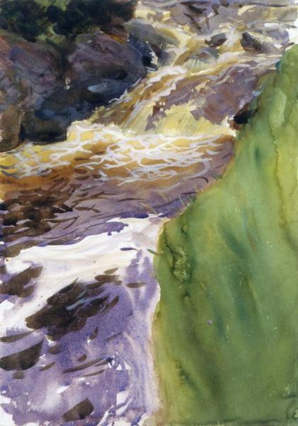 Rushing Water by John Singer Sargent