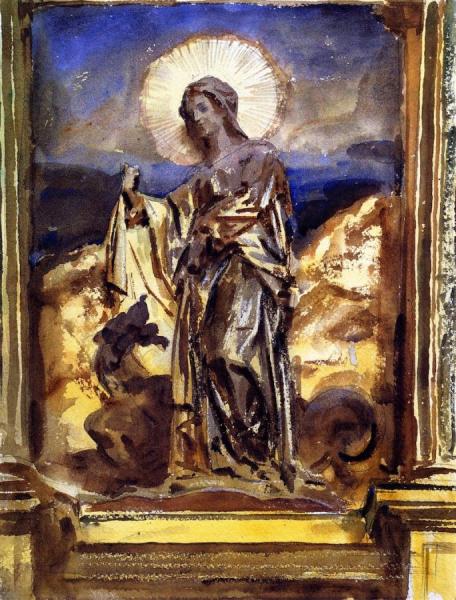 Saint With Dragon by John Singer Sargent