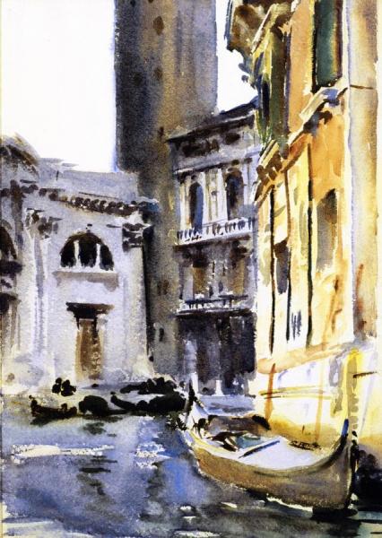San Geremia And Palazzo Labia by John Singer Sargent