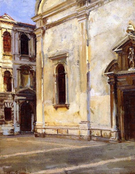 Santa Maria Del Carmelo And Scuola Grande Dei Carmini by John Singer Sargent Oil Painting Reproductions
