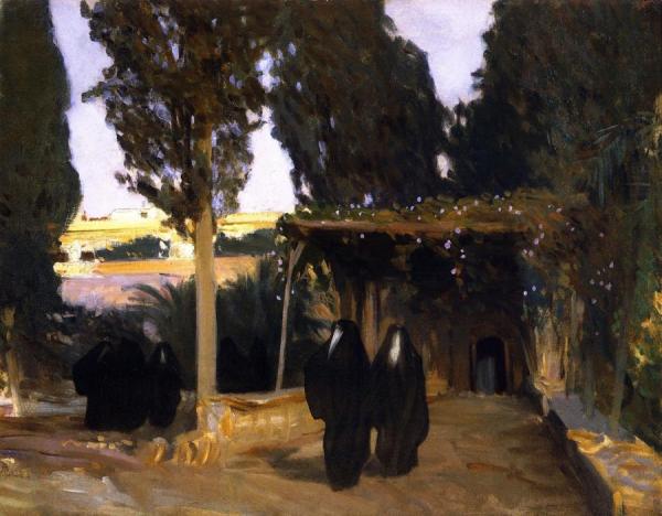 Scene With Arab Women by John Singer Sargent Oil Painting Reproductions