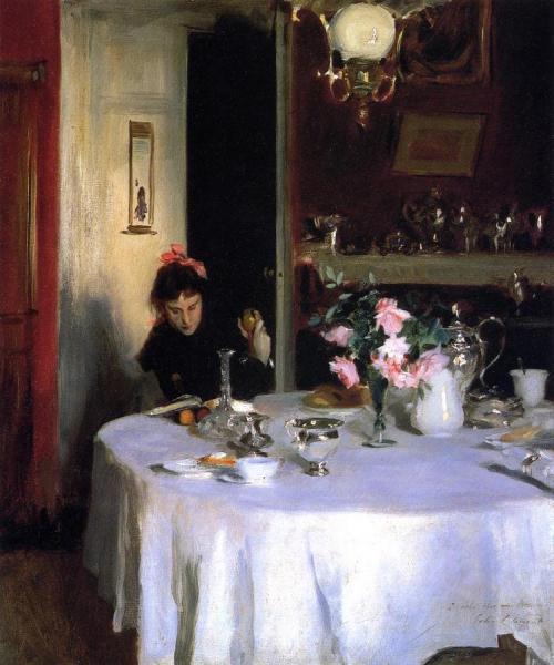 The Breakfast Table by John Singer Sargent