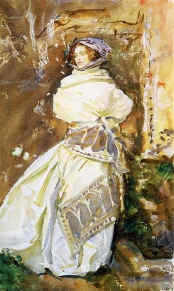 The Cashmere Shawl by John Singer Sargent